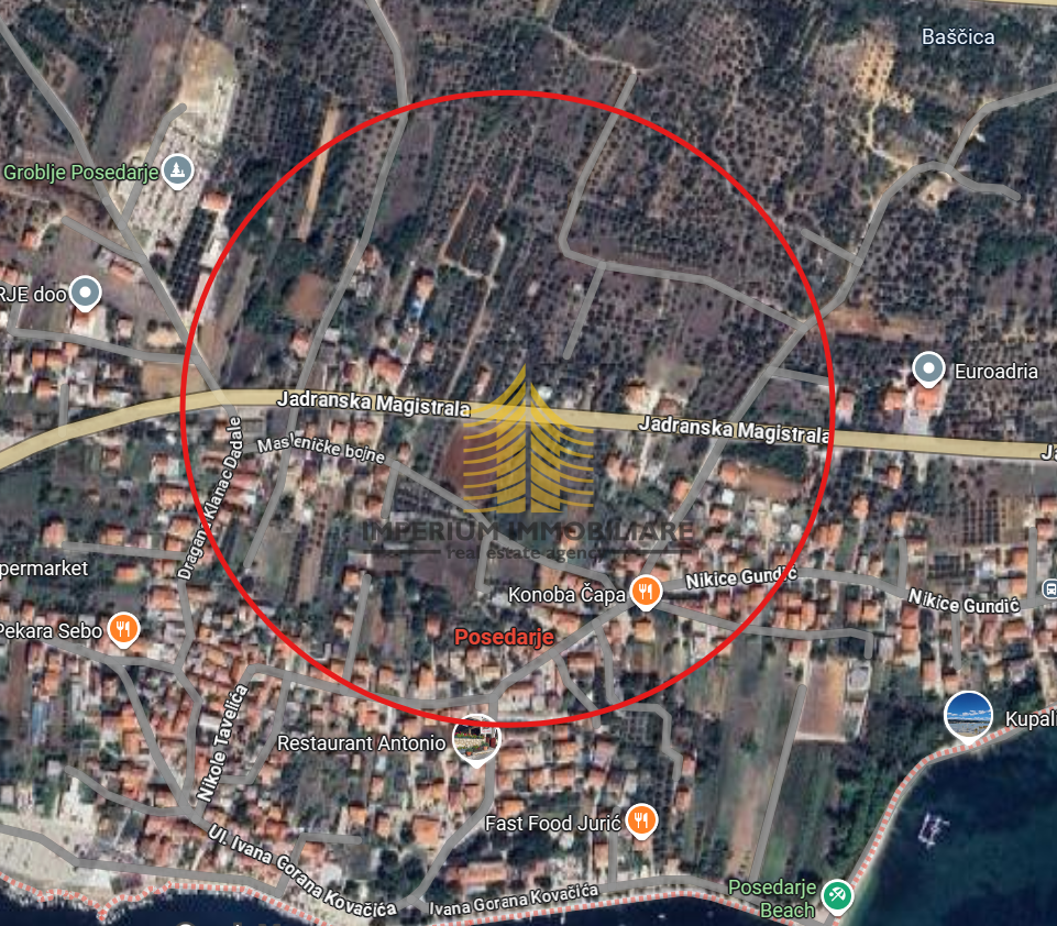 Terreno, Vendita, Posedarje, 2000m2, Edificabile