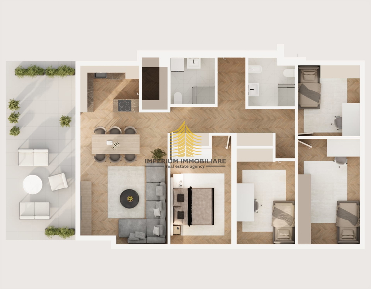 Appartamento, Vendita, Maksimir, Maksimir, 202,15 m2, 5+ stanze più