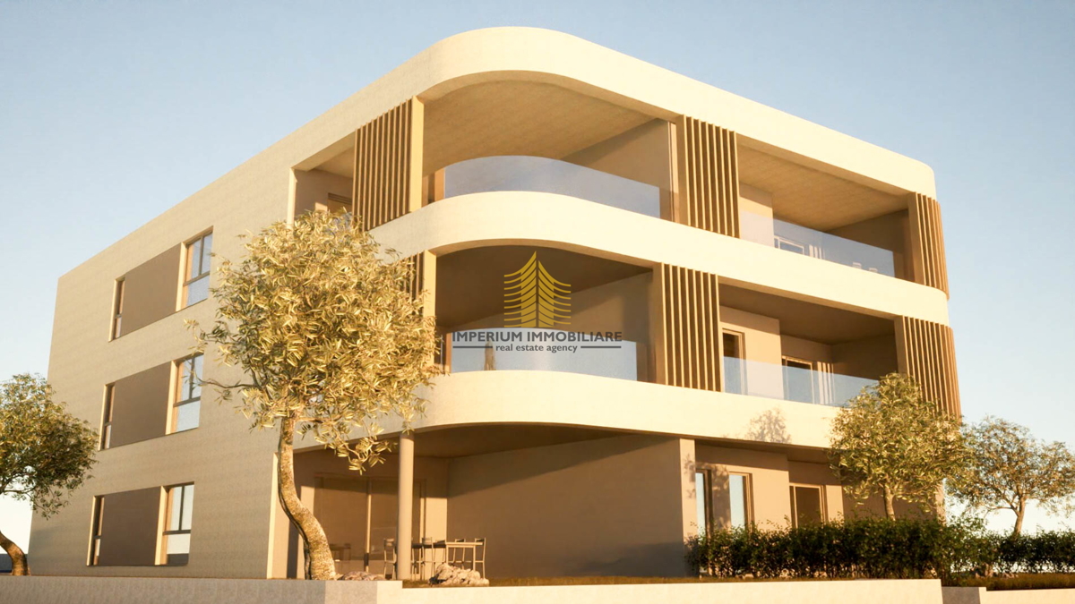 Appartamento S6 - Vendita, 107,49 m2, Vodice, Šibensko-Kninska (Terrazza, posto auto, vista mare)