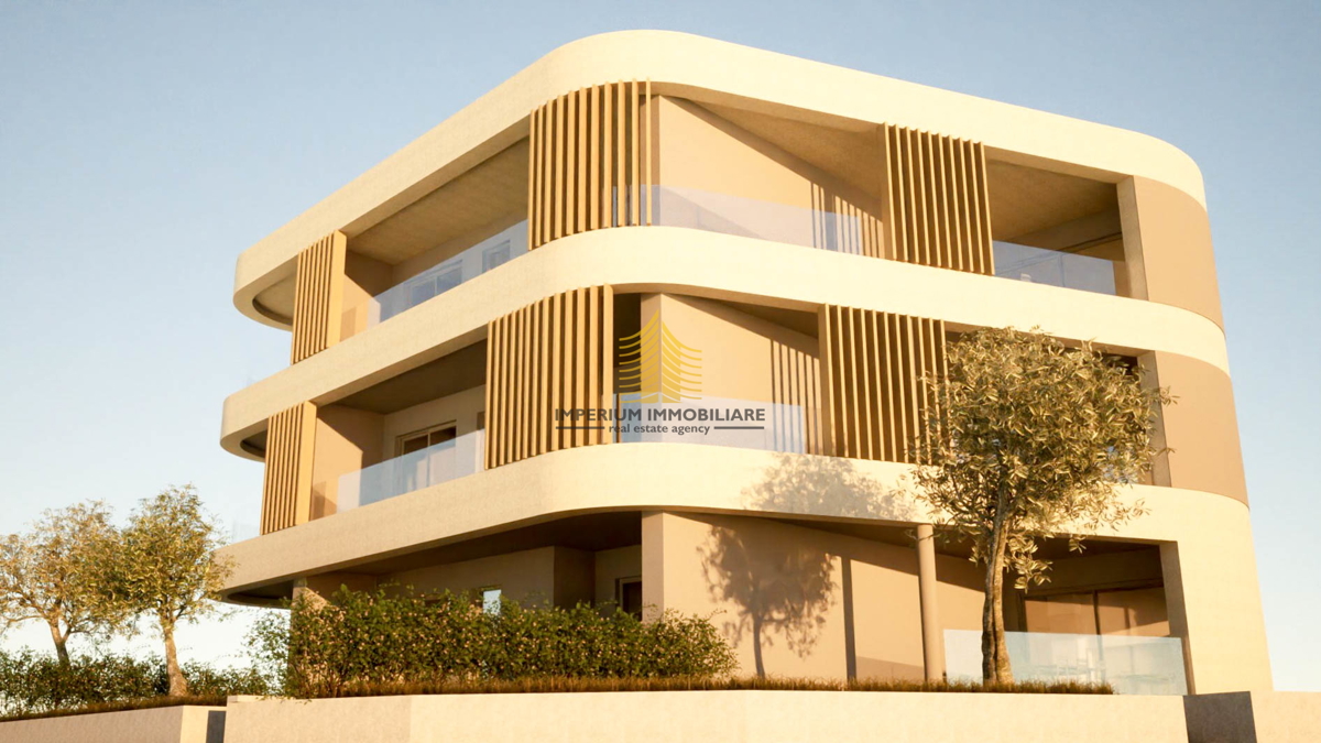 Appartamento S6 - Vendita, 107,49 m2, Vodice, Šibensko-Kninska (Terrazza, posto auto, vista mare)
