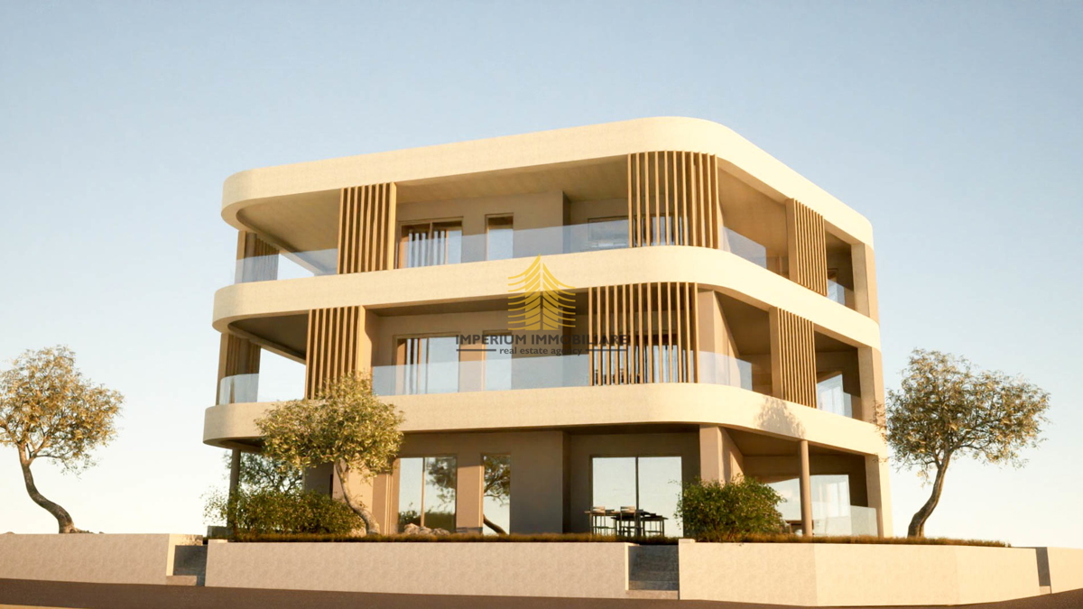 Appartamento S6 - Vendita, 107,49 m2, Vodice, Šibensko-Kninska (Terrazza, posto auto, vista mare)