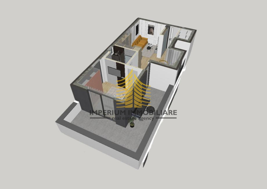 Appartamento, Vendita, Novi Zagreb - Zapad, Trokut, 44,87 m², 2 locali