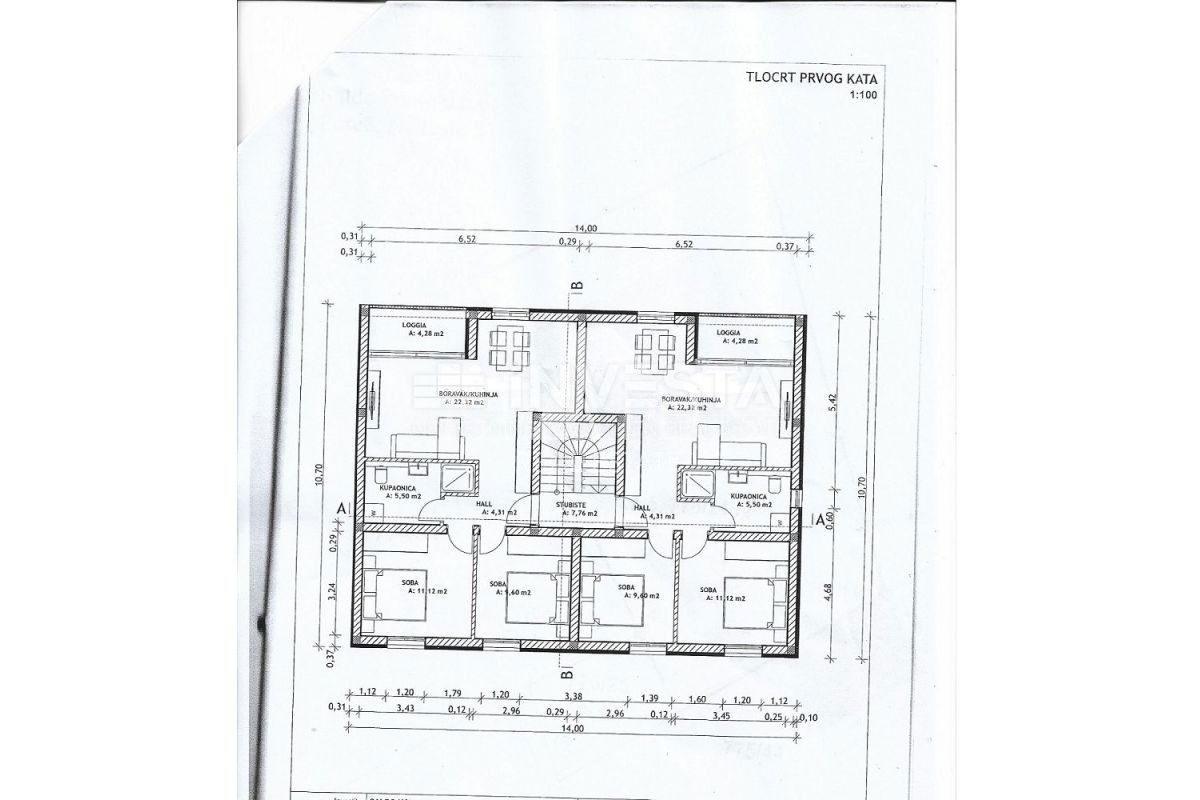 Dintorni di Parenzo, appartamento 55,33 m² al 1° piano, nuova costruzione