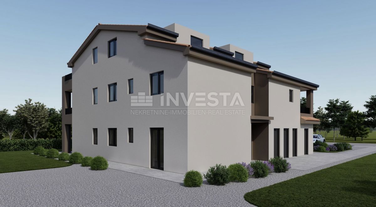 Dintorni di Parenzo - appartamento D 65 m2 1° piano, nuova costruzione