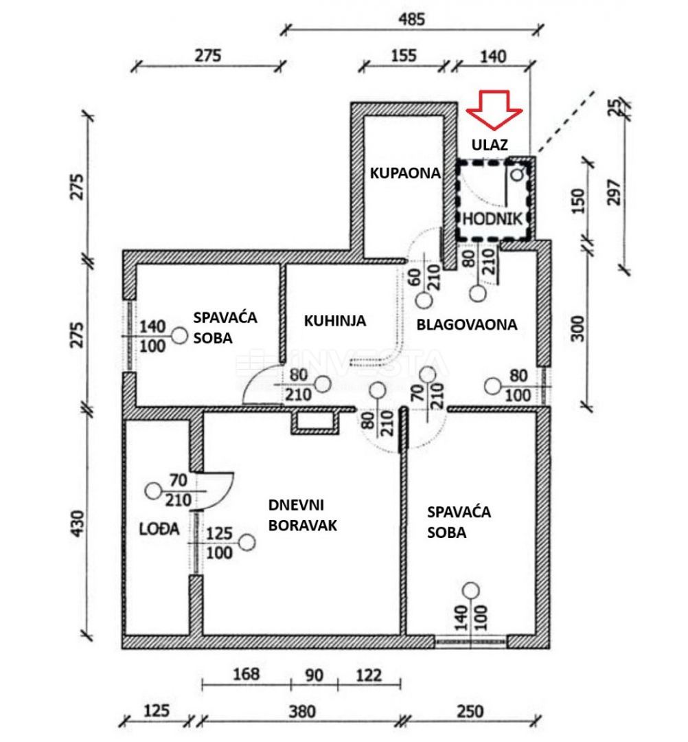 Pola, Veruda, appartamento con vista panoramica sul mare e sulla città