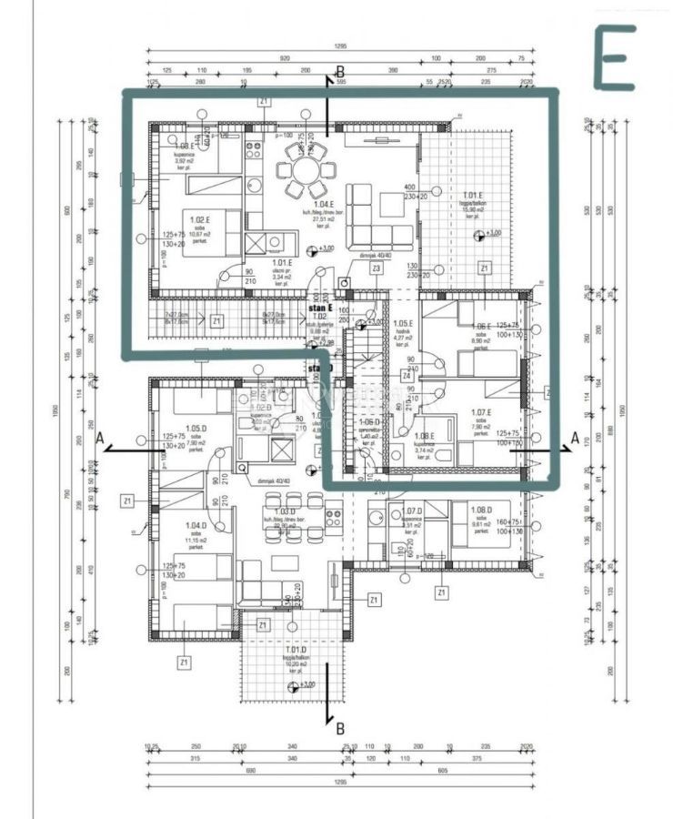 Parenzo, appartamento al primo piano di una nuova costruzione