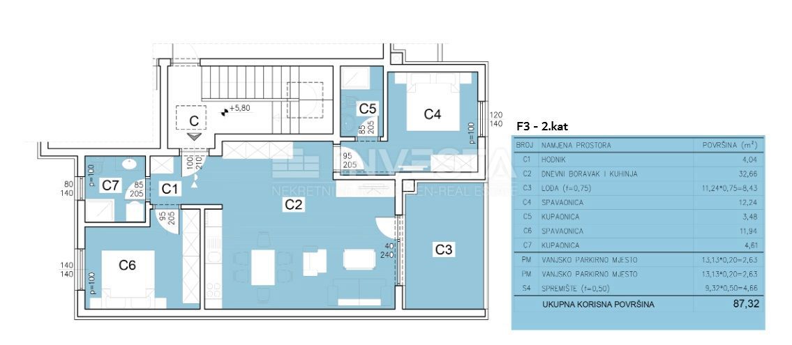 Siana – appartamenti attraenti in costruzione, 2 camere da letto, 2 posti auto