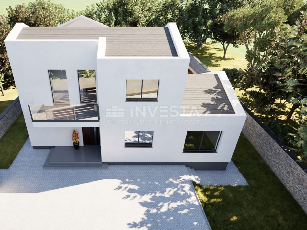 Dintorni di Žminj - terreno edificabile di 660 m² con documentazione progettuale