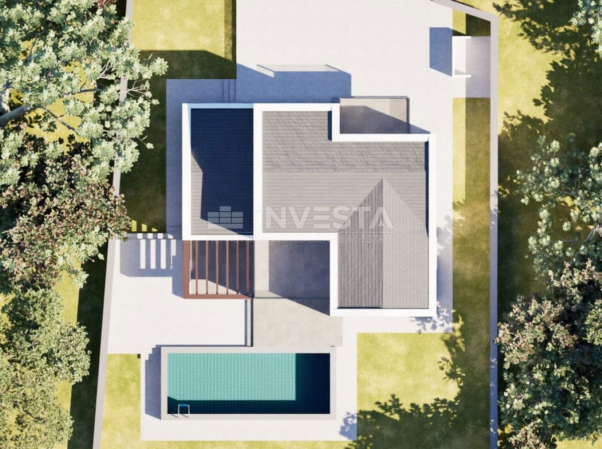 Dintorni di Žminj - terreno edificabile di 660 m² con documentazione progettuale