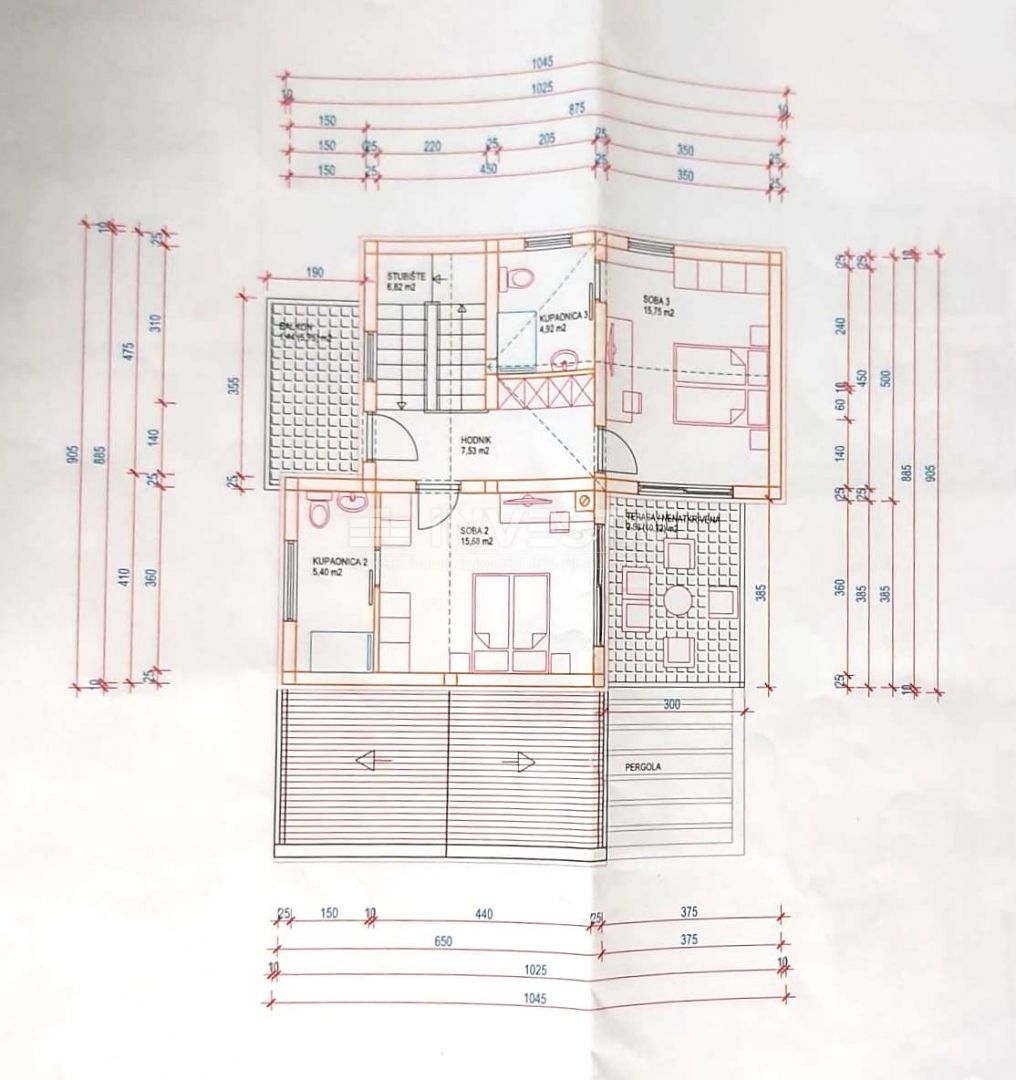 Dintorni di Žminj - terreno edificabile di 660 m² con documentazione progettuale