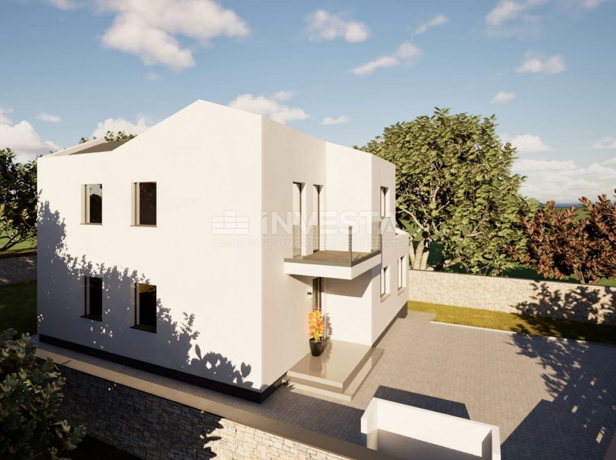 Dintorni di Žminj - terreno edificabile di 660 m² con documentazione progettuale