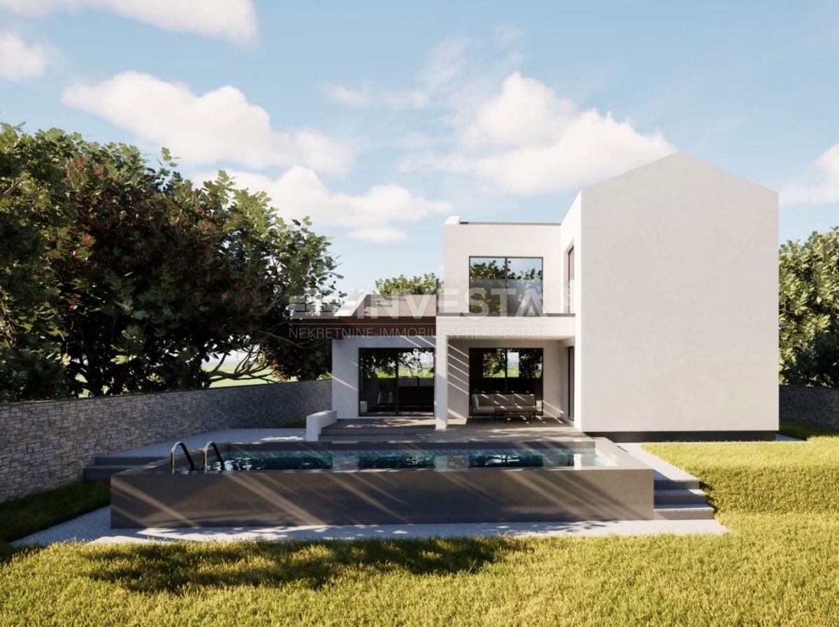 Dintorni di Žminj - terreno edificabile di 660 m² con documentazione progettuale