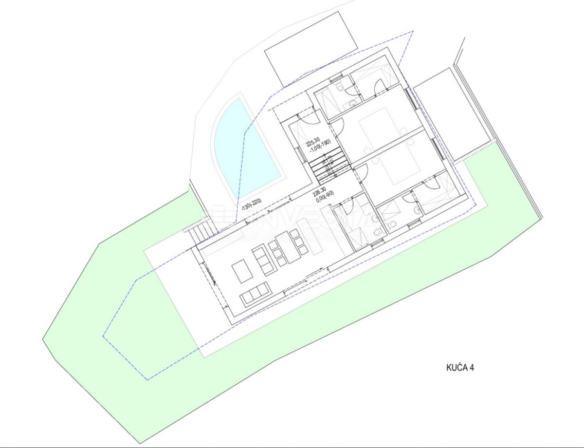 Digniano, edificabile 482m² con progetto per una casa 120m²