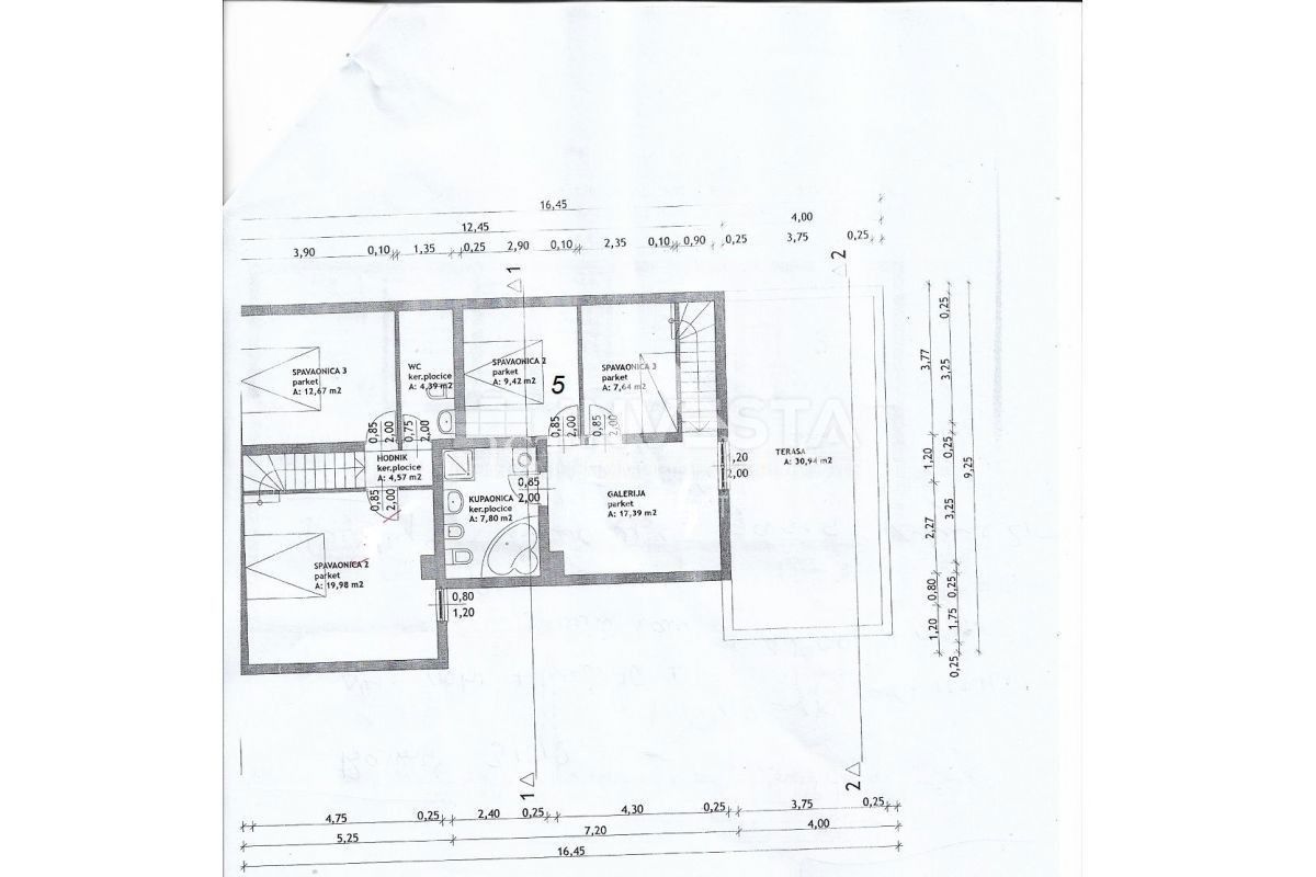 Dintorni di Parenzo, appartamento su due livelli di 107,43 m² al primo piano e mansarda, nuova costruzione