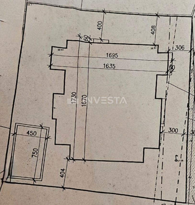 Barbariga, terreno con permesso di costruzione, vista mare