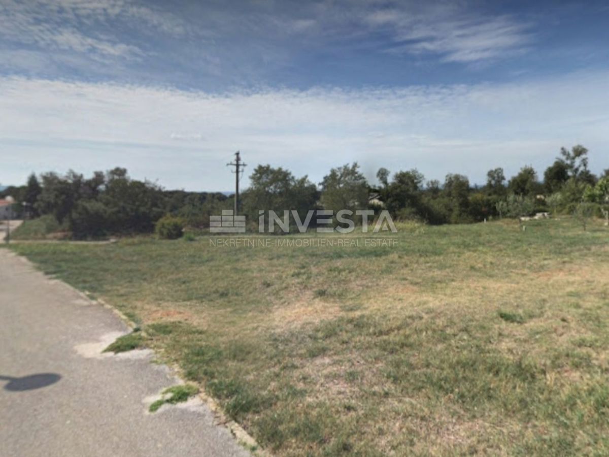 Barbariga, terreno con permesso di costruzione, vista mare