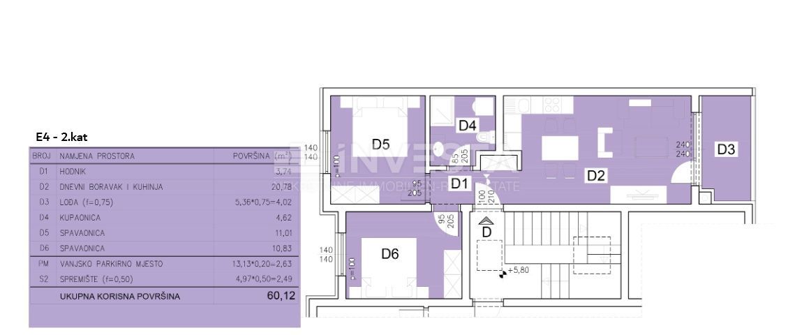 Šijana – appartamenti moderni in costruzione, 2 camere da letto e parcheggio
