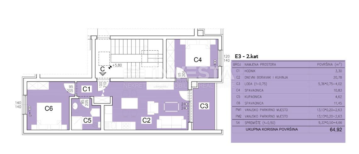 Šijana – appartamenti moderni in costruzione, 2 camere da letto e parcheggio