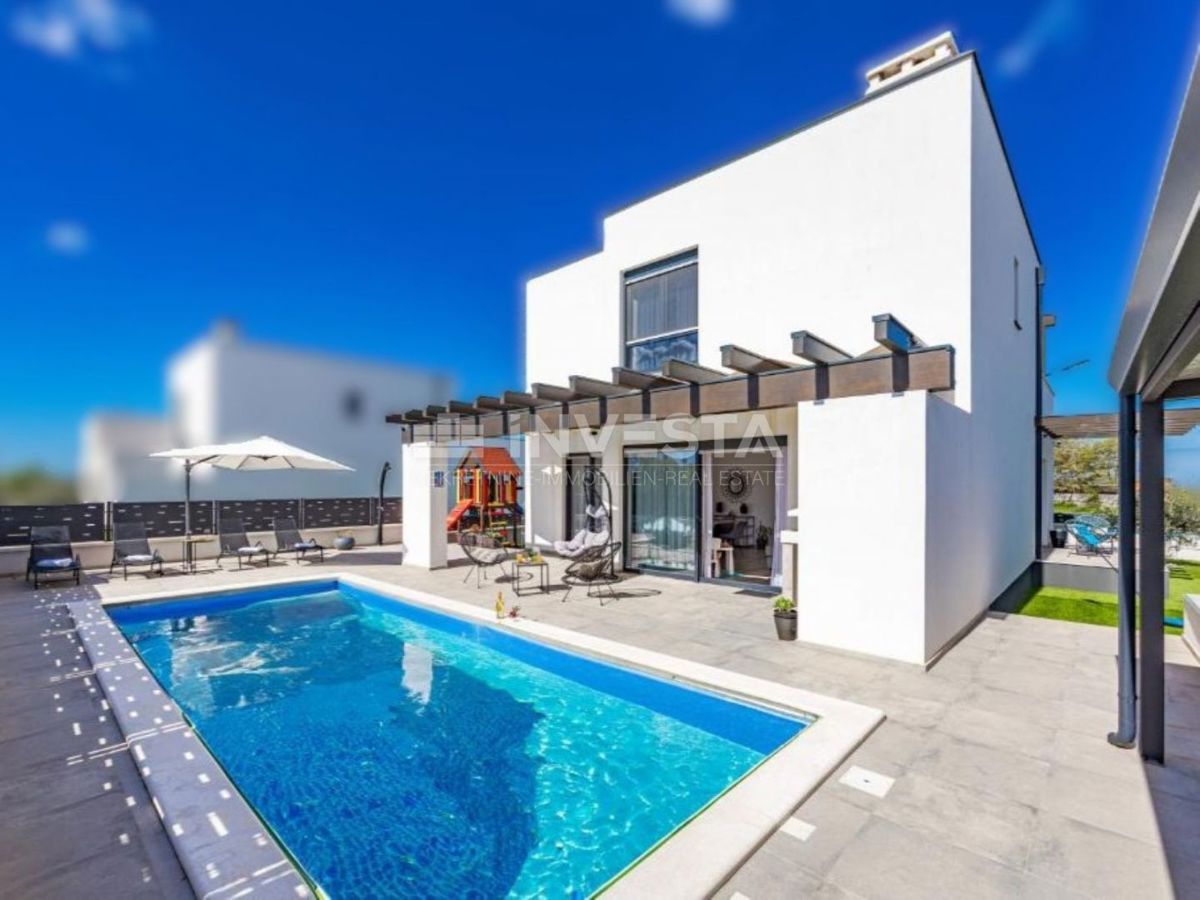 Galižana, villa con piscina e vista mare