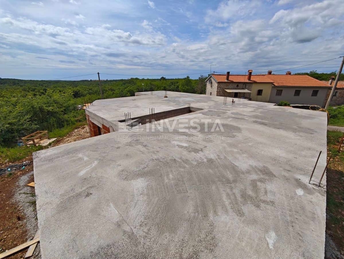 Villa con piscina - vista mare