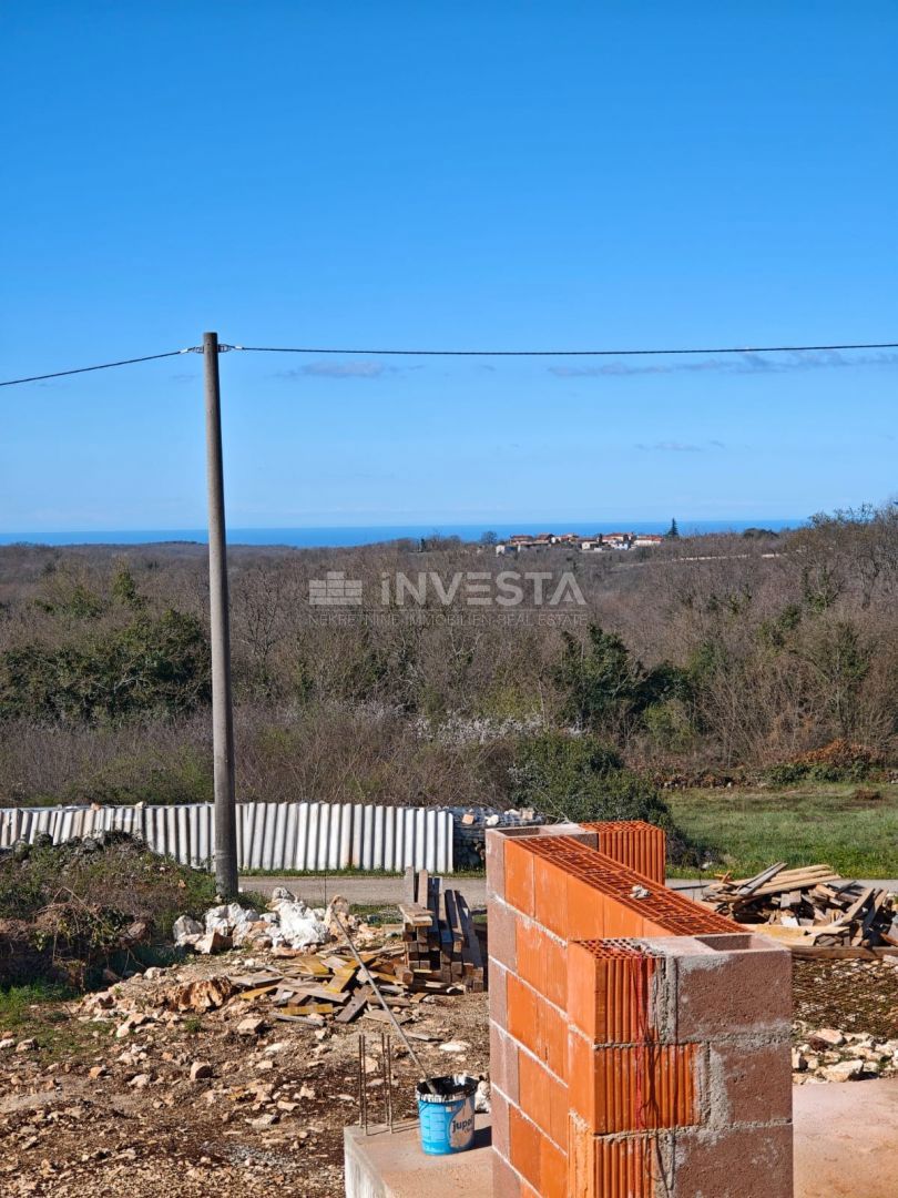 Villa con piscina - vista mare
