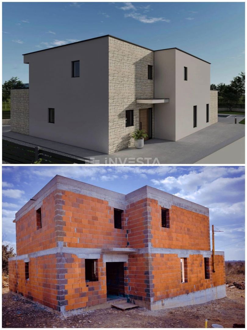 Villa con piscina - vista mare