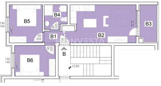 Šijana, nuova costruzione – appartamento con 2 camere da letto e garage