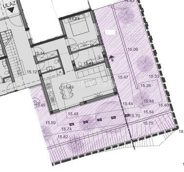 Banjole, nuova costruzione con permesso di abitabilità, appartamento al piano terra con giardino