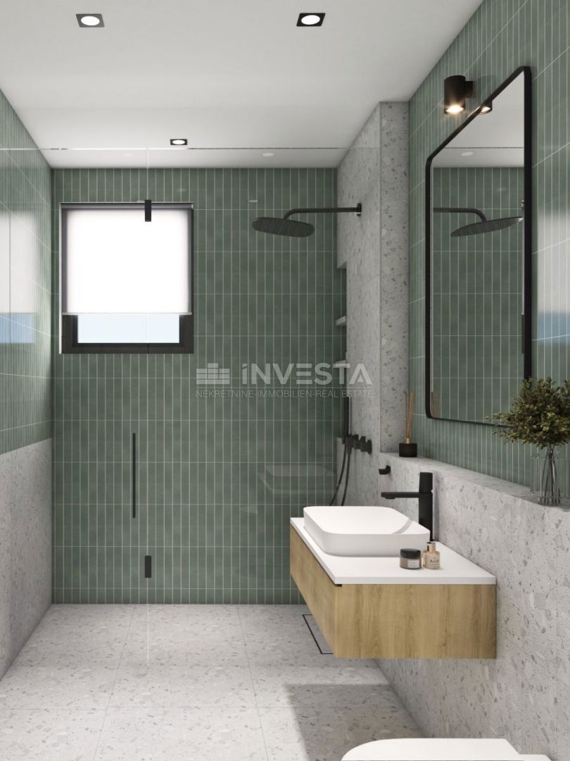 Banjole, nuova costruzione con permesso di abitabilità, appartamento al piano terra con giardino