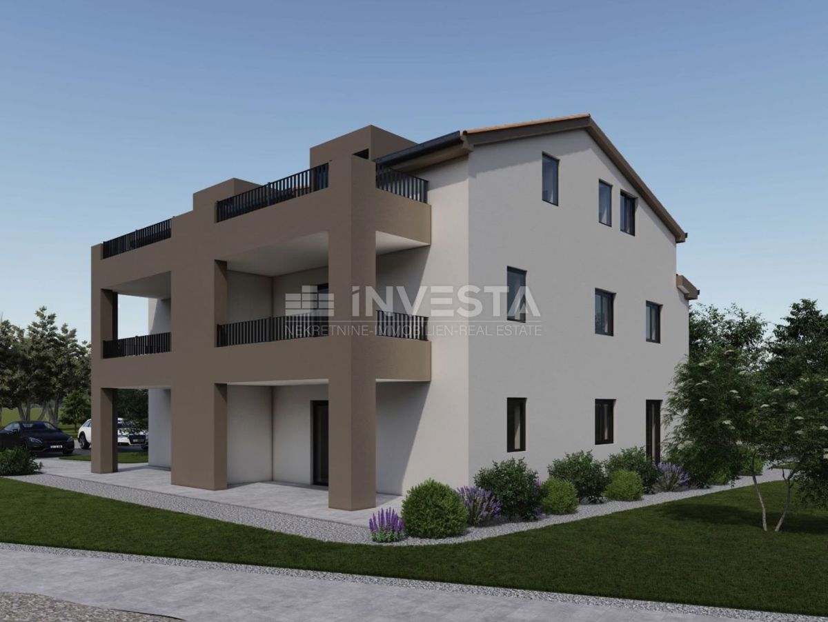 Dintorni di Parenzo - appartamento E 122,56 m2 in mansarda, nuova costruzione