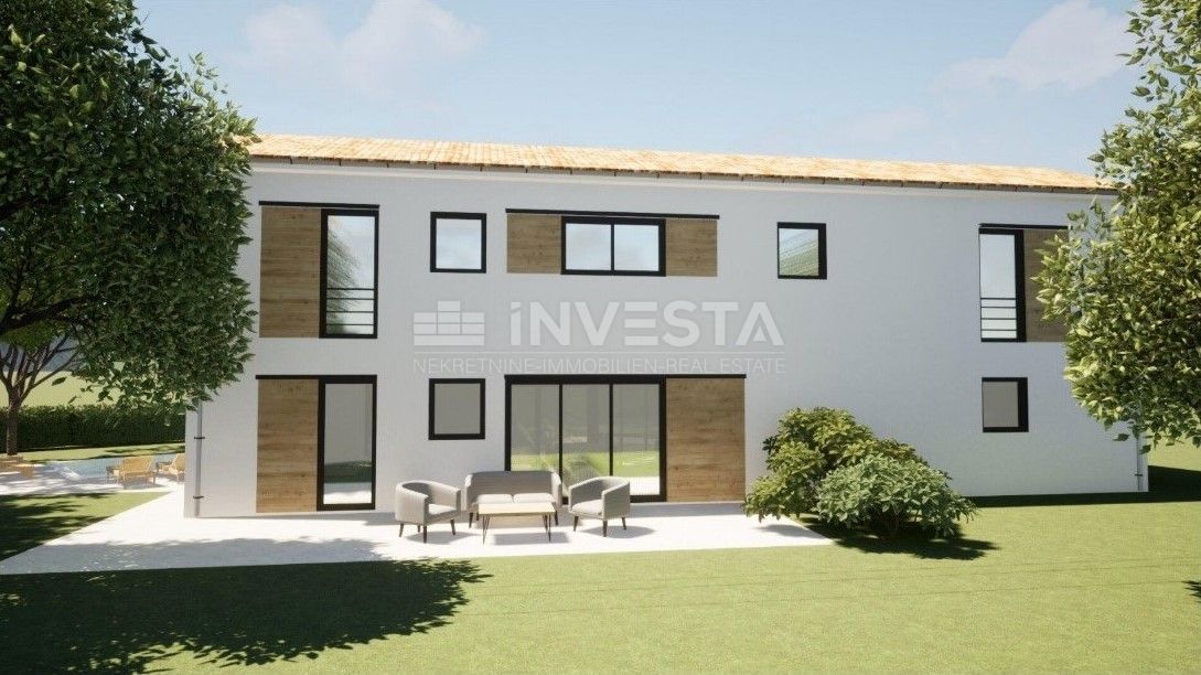 Dintorni di Orsera, villa urbana con piscina, 4 camere da letto, nuova costruzione