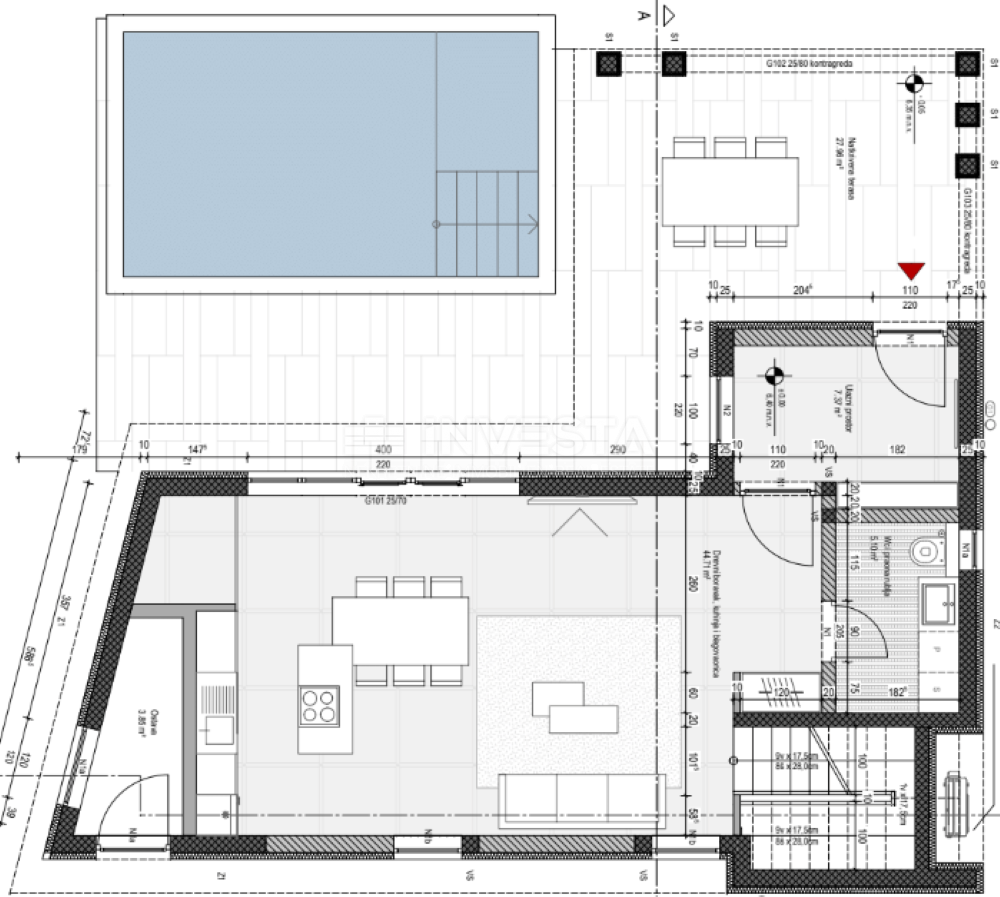 Medulin, Terreno edificabile con permesso e oneri comunali pagati – 100 m dal mare