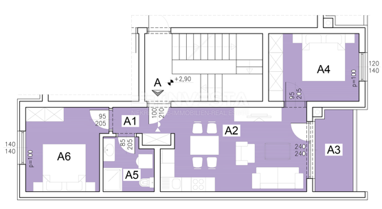 Siana – appartamento in costruzione, 2 camere da letto, terrazza e posto auto privato in garage