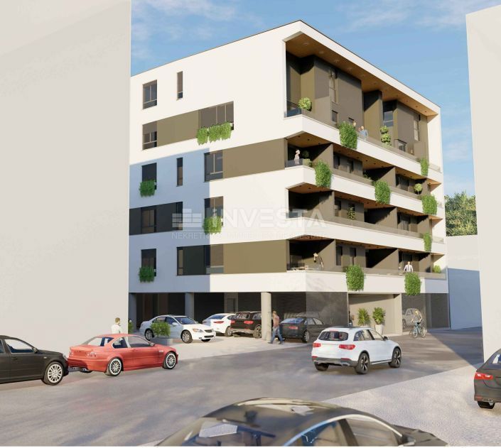 Pula, Centro, appartamento duplex al 4° piano 127,92 m2, 4 camere + soggiorno, nuova costruzione