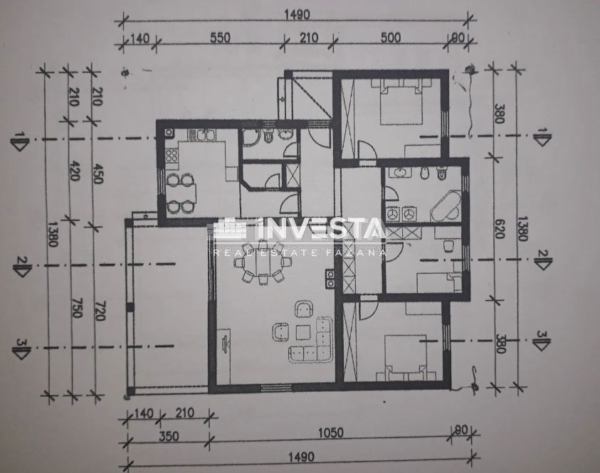 Barban, terreno edificabile con licenza edilizia, 2128 m2