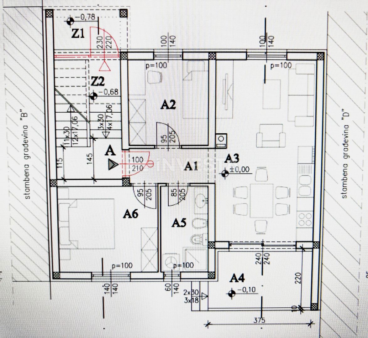 Nuova costruzione, appartamento al piano terra