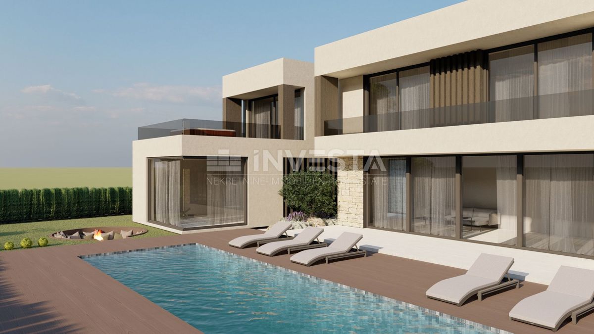 Lussuosa villa moderna con piscina riscaldata