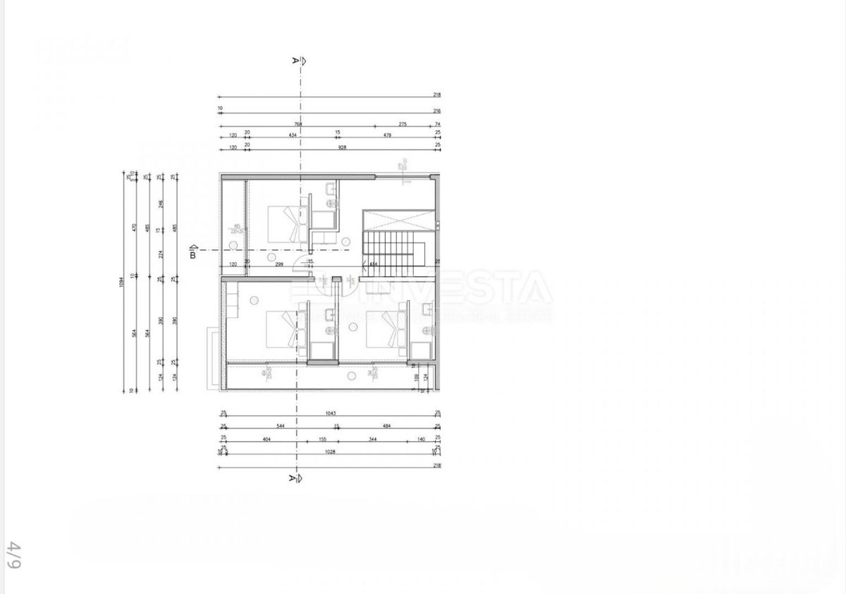 Fasana, villa con vista sul mare