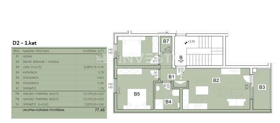 Appartamenti attraenti in costruzione – 2 camere da letto, terrazza, 2 posti auto