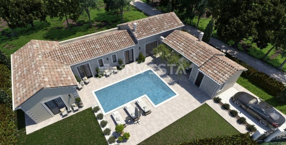 Dintorni di Antignana, villa in pietra in costruzione, 170 m2