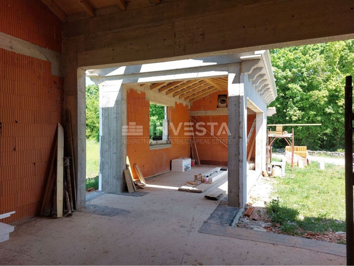 Dintorni di Antignana, villa in pietra in costruzione, 170 m2