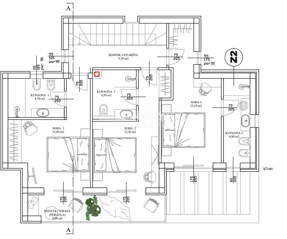 Marčana, Divšići e Krnica, 2 moderne ville per vacanze, 3 camere da letto + soggiorno