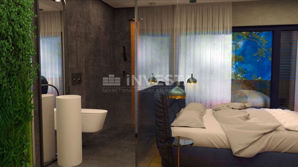 Fasana, villa con vista sul mare, piscina riscaldata