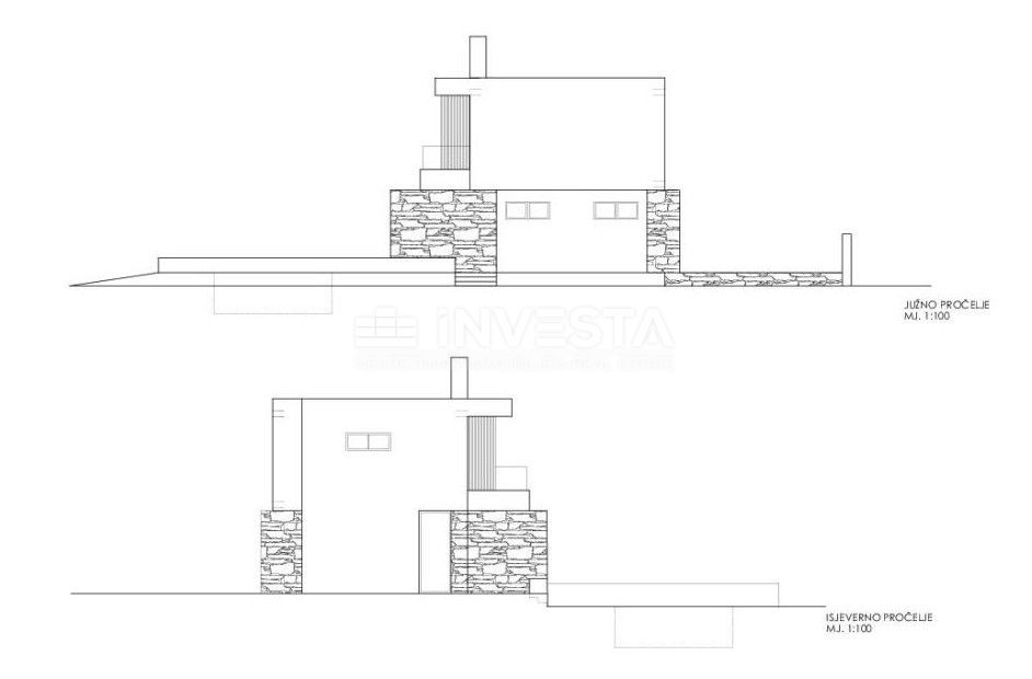 Zona Svetvinčenat, Villa moderna con piscina, nuova costruzione