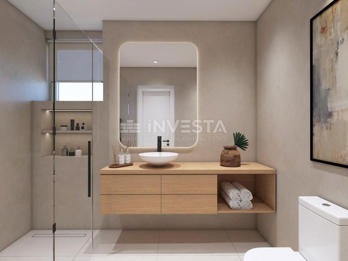 Premantura, appartamenti di nuova costruzione con giardino, vicino al centro e al mare