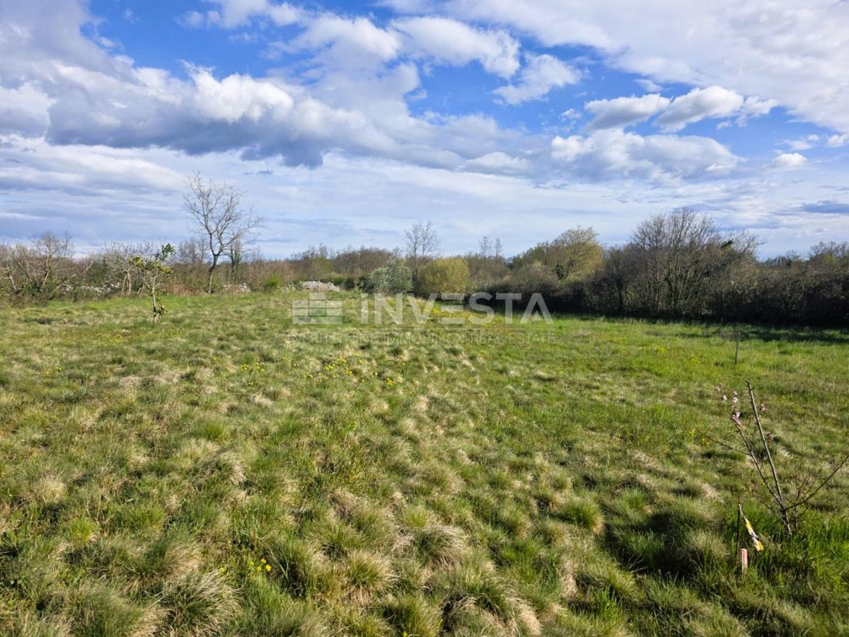 Dintorni di Žminj – terreno edificabile di 697 m² ai margini dell’abitato