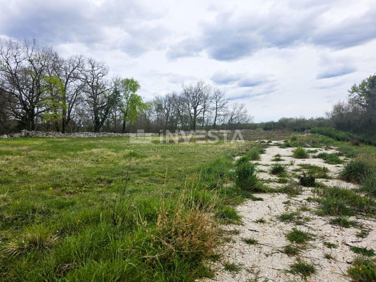 Zona di Kanfanar – terreno edificabile di 522 m², esposizione a sud