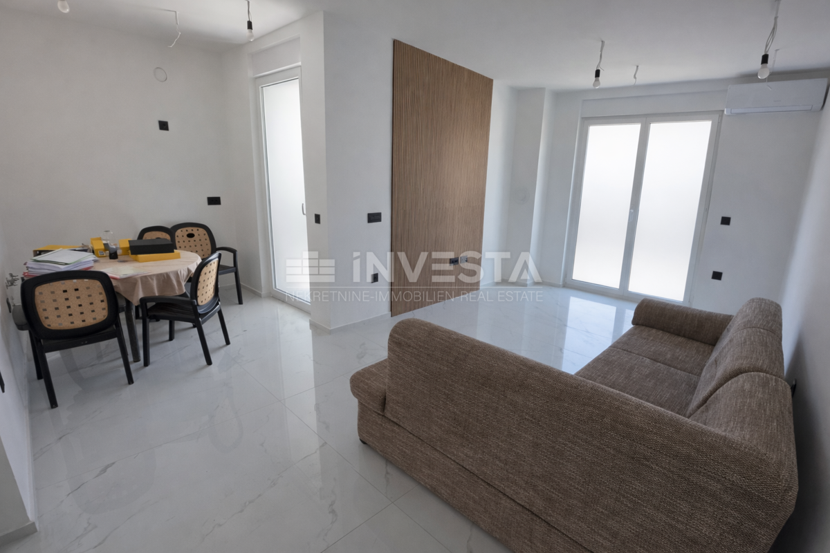 Valbandon, nuova costruzione con certificato di agibilità, appartamento al piano terra con giardino