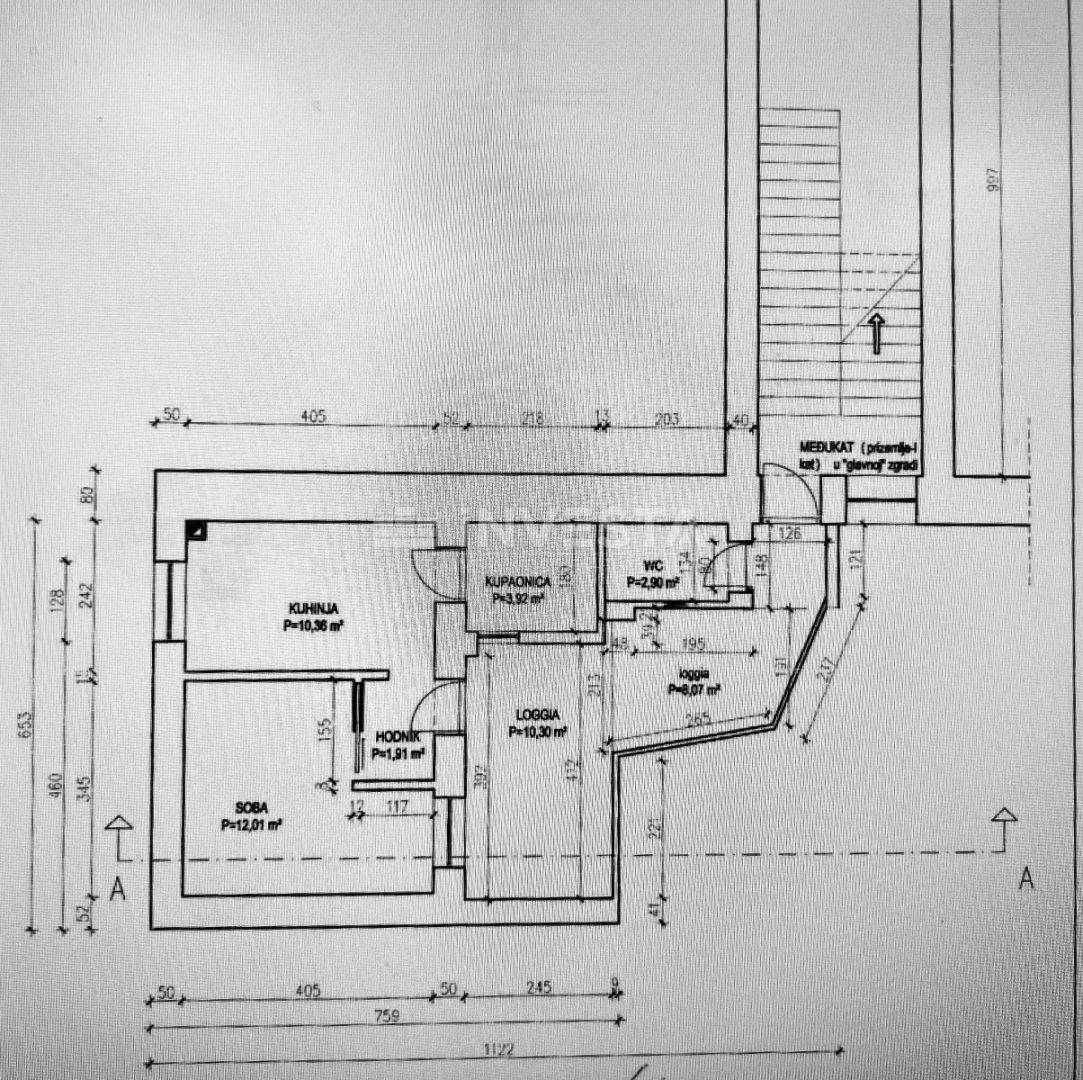 Pola, appartamento ristrutturato in centro al 1° piano di 45 m²