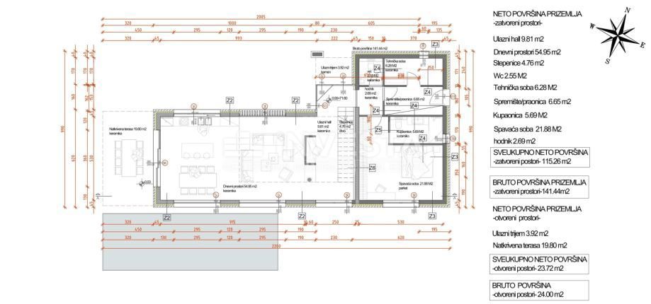 Zona di Parenzo, splendida villa, vista mare